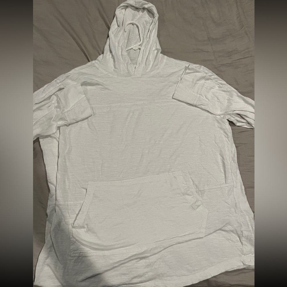 Paper Denim & Cloth Men's White Hoodie Shirt Size XL Extra Large New Never Worn
